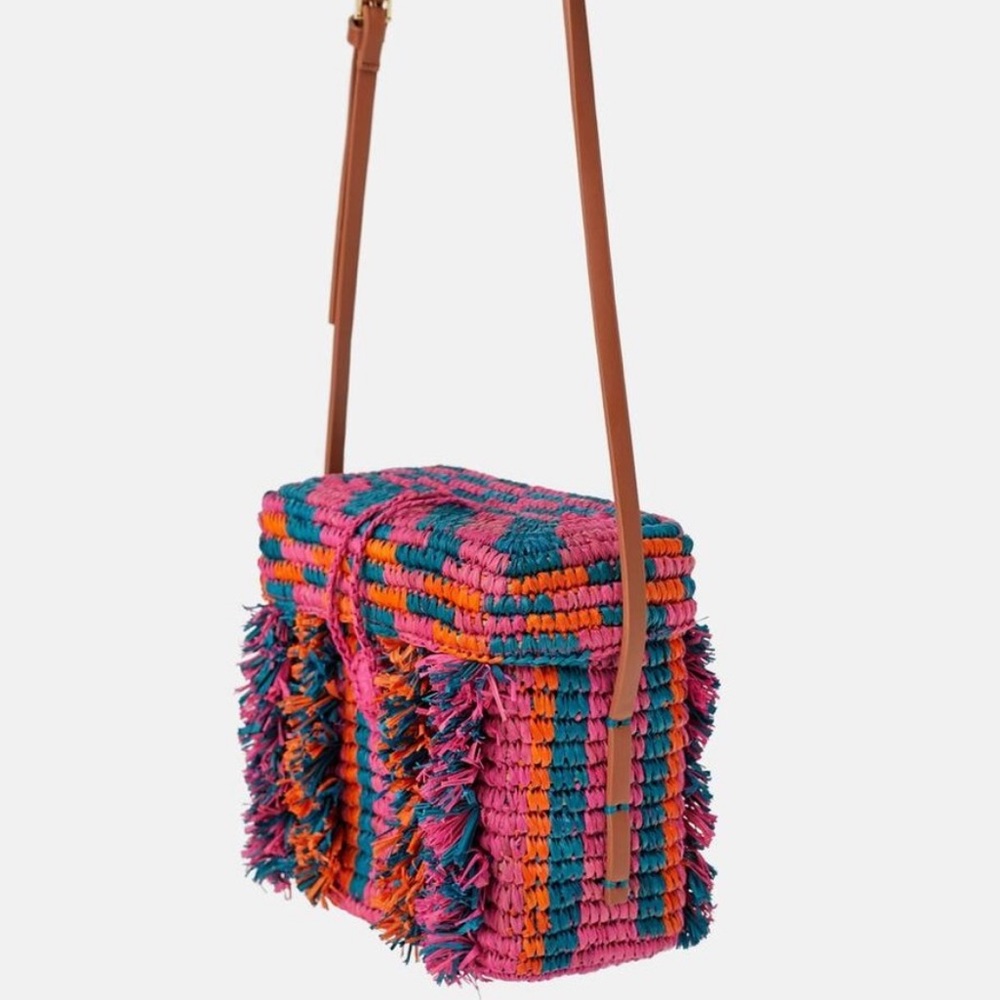 Zara colorful bag like new!!!